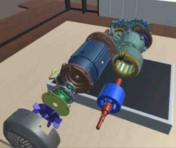 新能源汽車虛擬仿真教學(xué)軟件:電機(jī)仿真