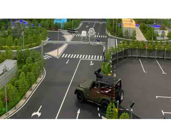 天津無人駕駛實訓沙盤模擬